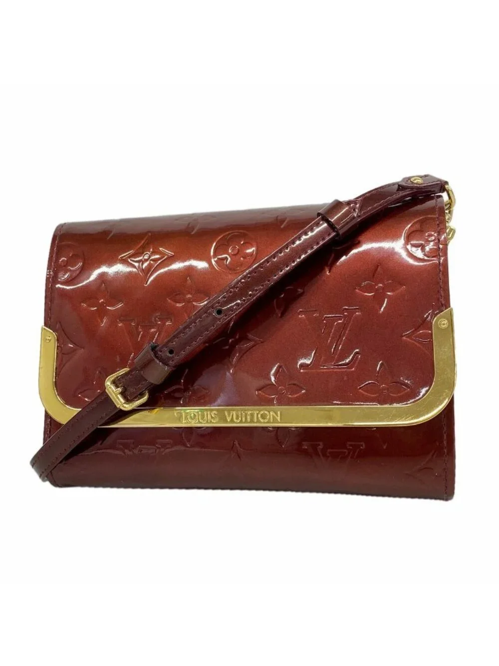 Louis Vuitton Shoulder Bag Vernis Rossmore PM Rouge Fauvist
